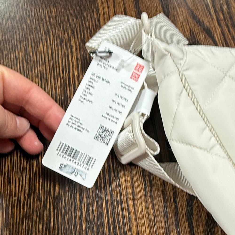UNIQLO Round Shoulder Bag | Quilted NWT - Picture 3 of 5